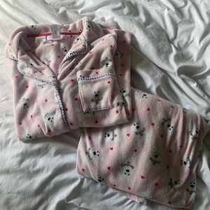 Women’s Valentine’s Day Pajamas with Dog Print